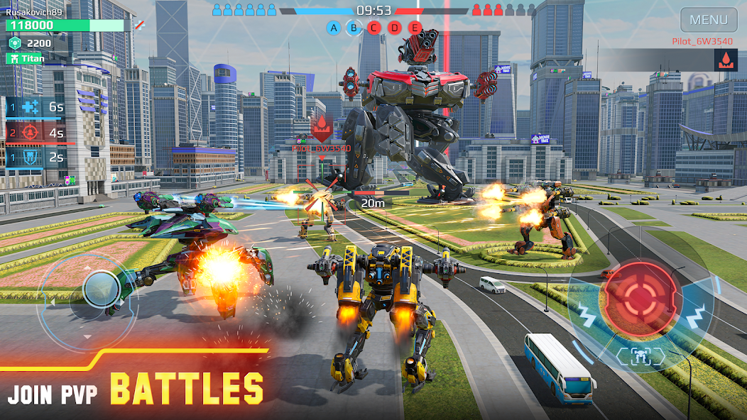 War Robots Multiplayer Battles Mod screenshot 1