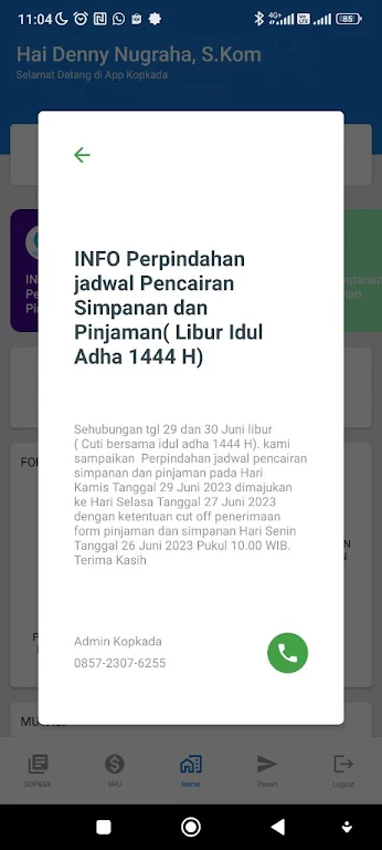 Kopkada Mobile screenshot 2