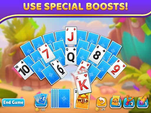 Puzzle Solitaire: Tripeaks Adventure screenshot 3