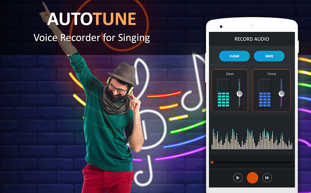 AutoTune – Voice Recorder for screenshot 4