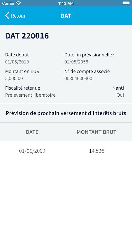 L'appli mobile MyBC screenshot 1