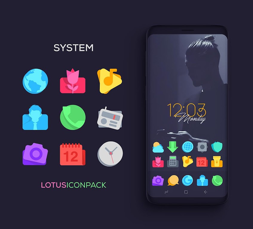 Lotus Icon Pack Mod screenshot 1