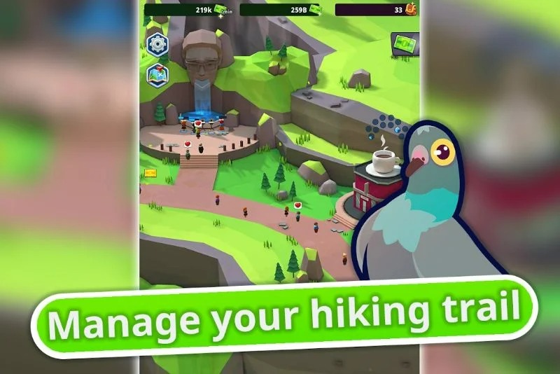 Idle Hiking Manager screenshot 2