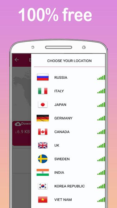 Free VPN  - The Top VPN for Android screenshot 3