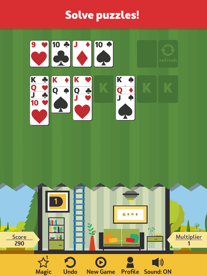 Solitaire Tower screenshot 1