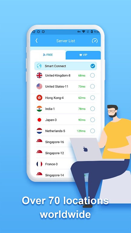 Speedy Quark VPN – VPN Master Mod screenshot 3