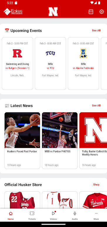 Nebraska Huskers screenshot 1