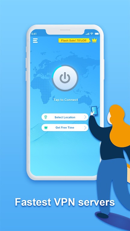 Speedy Quark VPN – VPN Master Mod screenshot 2