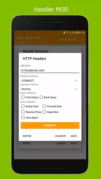Ultra Surf VPN Handler : Free & Unlimited screenshot 2