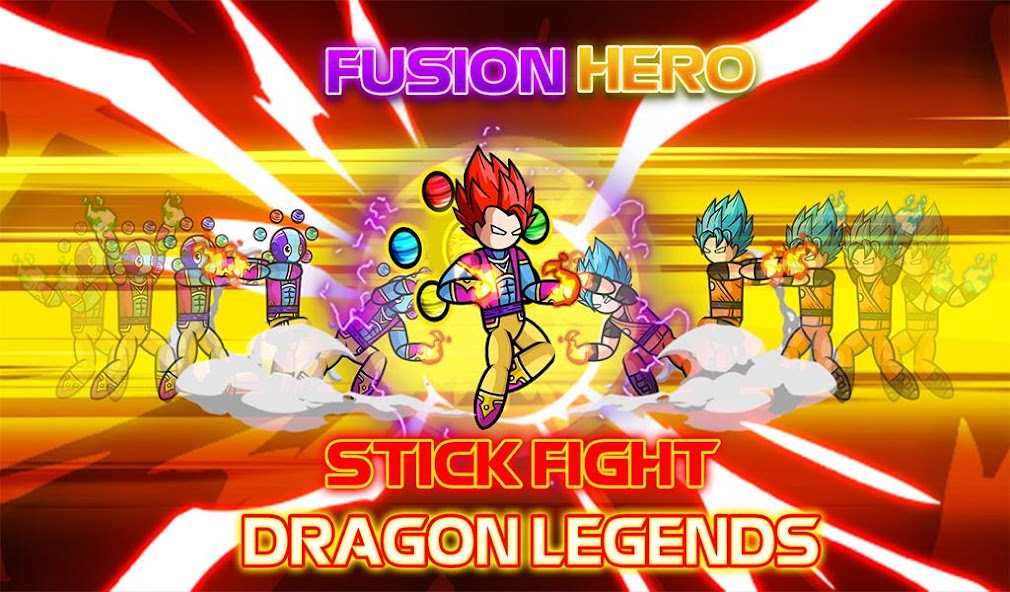 Stickman Warriors Dragon Fight Mod screenshot 1