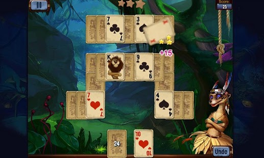 Rainforest Solitaire Free screenshot 1