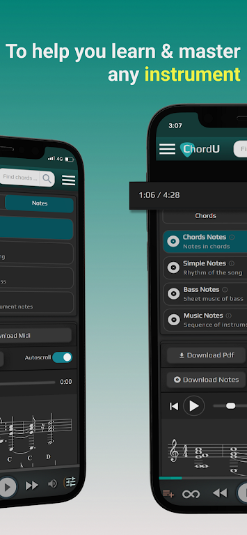 ChordU - get chords & notes screenshot 3