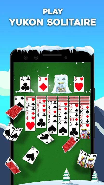 Yukon Russian – Classic Solitaire Challenge Game screenshot 1