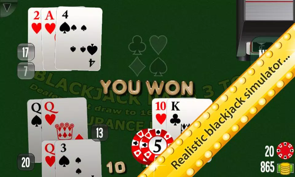 Ultimate BlackJack 3D Reloaded screenshot 1