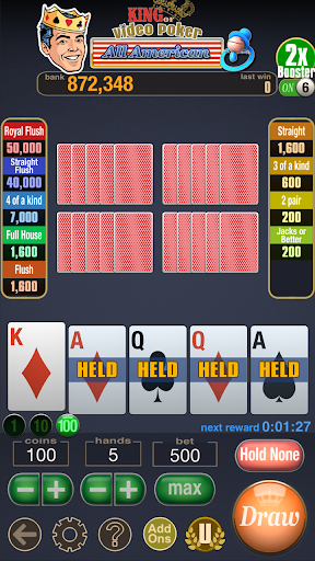 King Video Poker Multi Hand screenshot 3