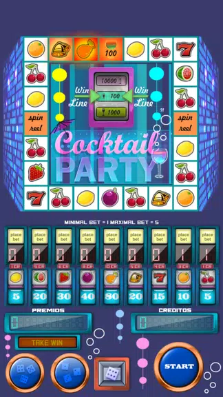 slot machine cocktail party screenshot 2