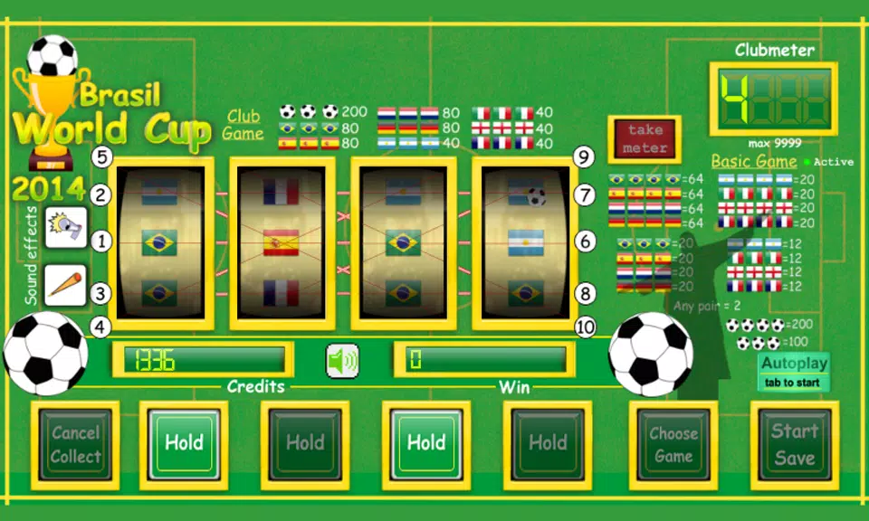 slot machine world cup 2014 screenshot 3