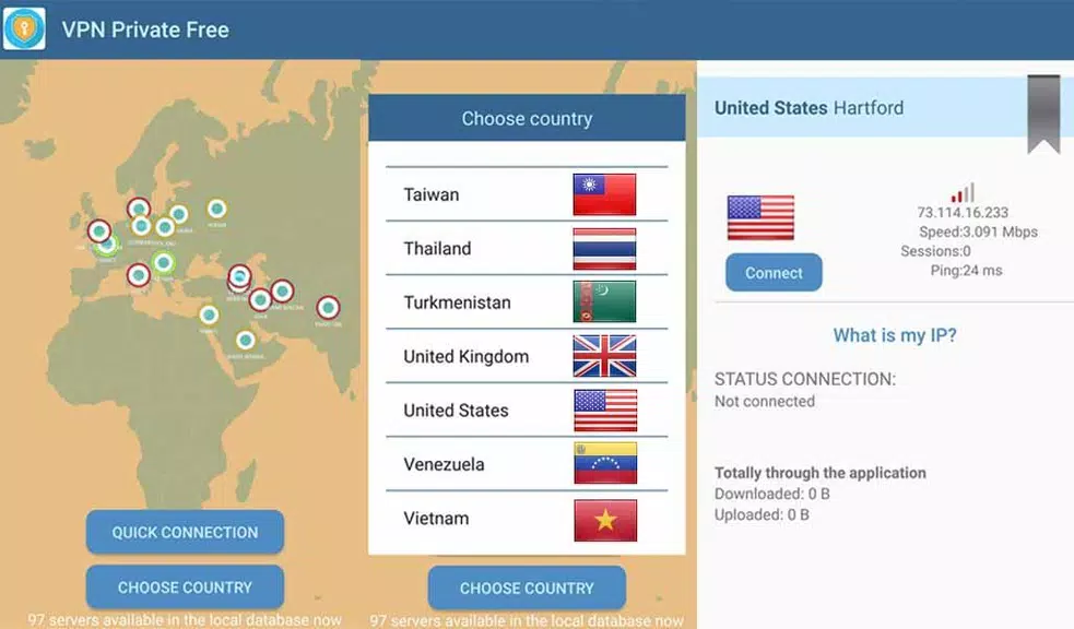 VPN Private Free screenshot 1