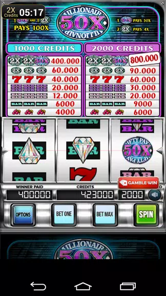 Millionaire 50x Slot Machine screenshot 1