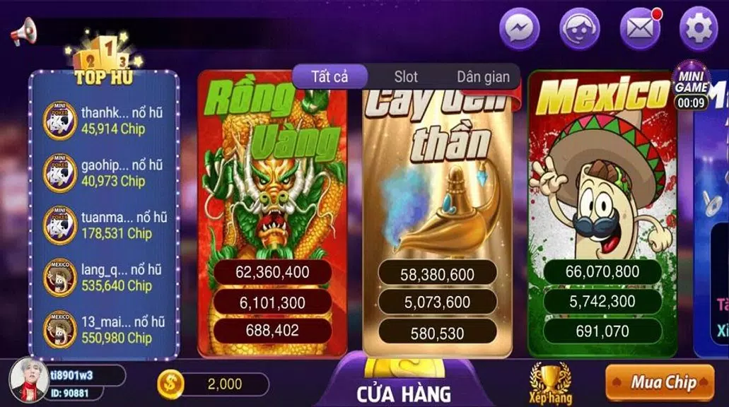 Game danh bai doi thuong - Tỉ Phú Online 2019 screenshot 2