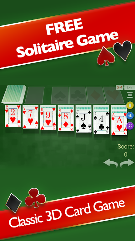 Solitaire 3D - Solitaire Game screenshot 1