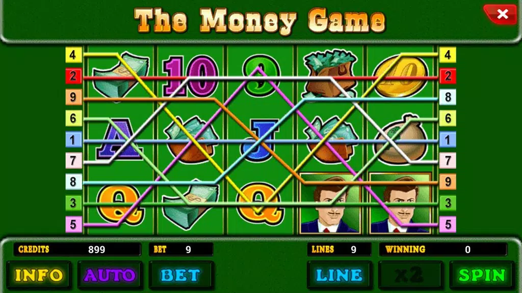 The Money Game slot screenshot 2