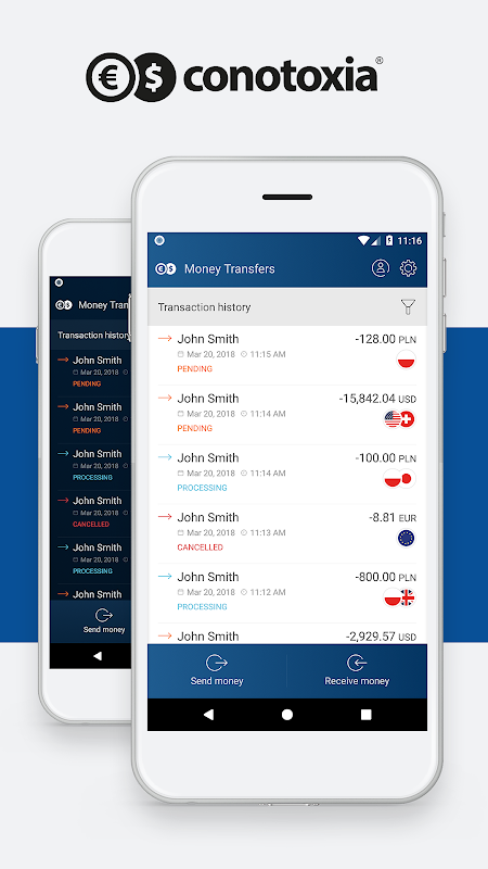 Money Transfer Conotoxia screenshot 2