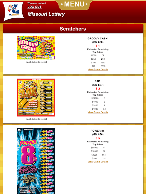 MOLottery screenshot 3