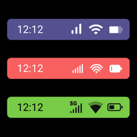 Material Status Bar Mod APK