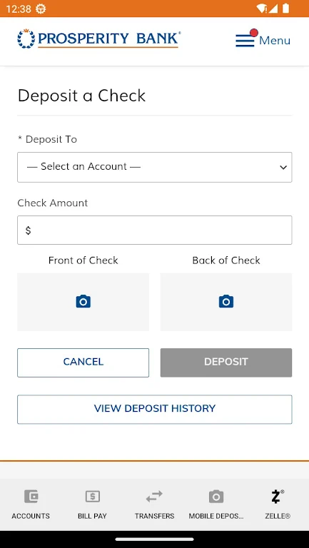 Prosperity Bank screenshot 2