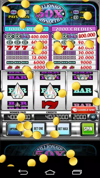 Millionaire 50x Slot Machine screenshot 2