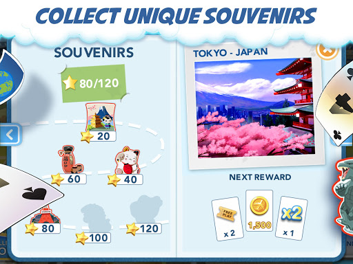 Destination Solitaire - Fun Card Games Adventure! screenshot 1