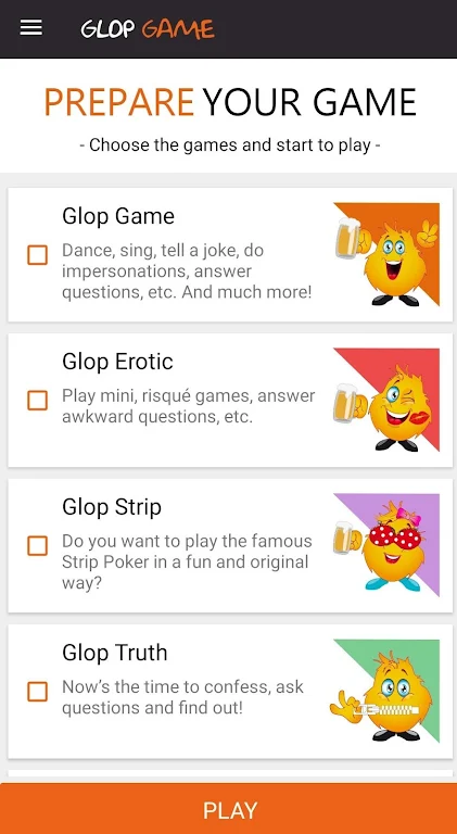 Drinking Card Game -  Glop screenshot 3