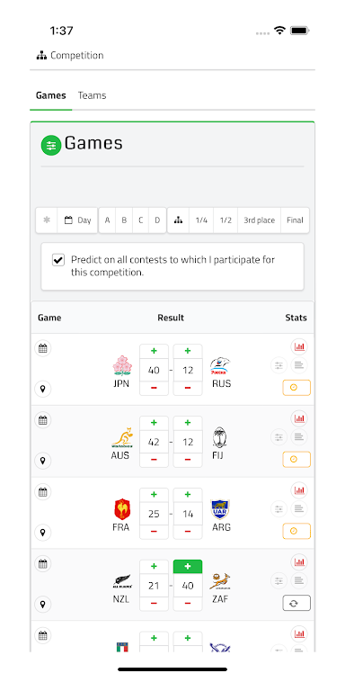 PronoContest screenshot 1