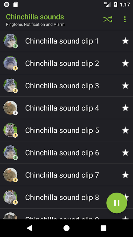 Chinchilla sounds screenshot 2