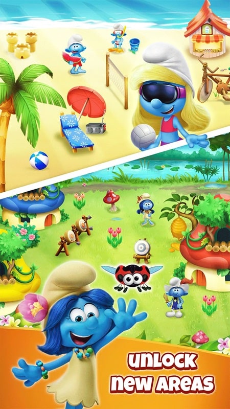 Smurfs Bubble Shooter screenshot 3