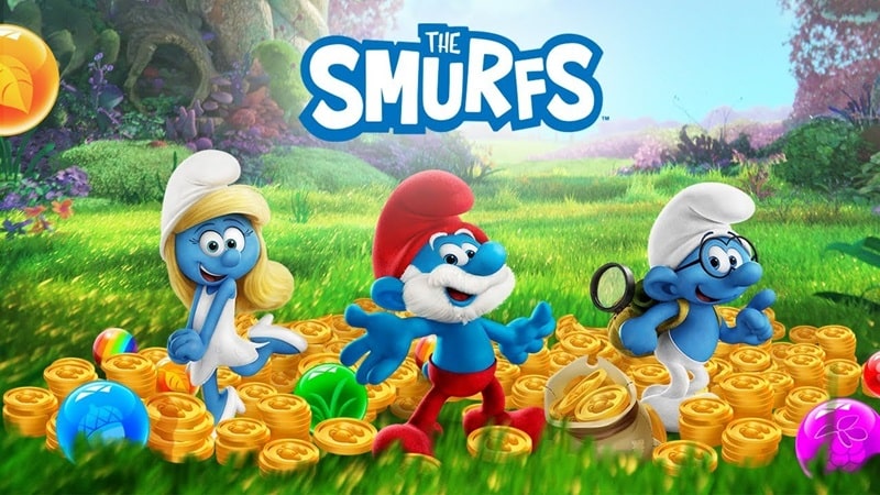 Smurfs Bubble Shooter screenshot 1