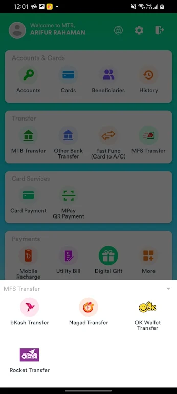 MTB Smart Banking screenshot 1