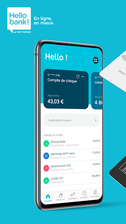 Hello bank! par BNP Paribas screenshot 1