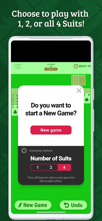 Spider Solitaire Infinite screenshot 2