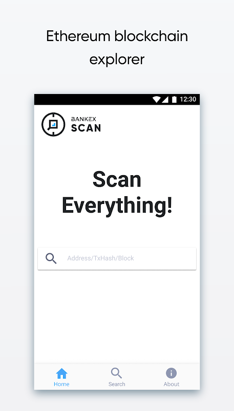 Blockchain explorer for Ethereum : BANKEX Scan screenshot 1