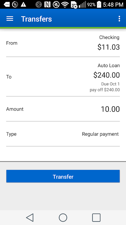 HEBFCU Mobile Banking screenshot 3