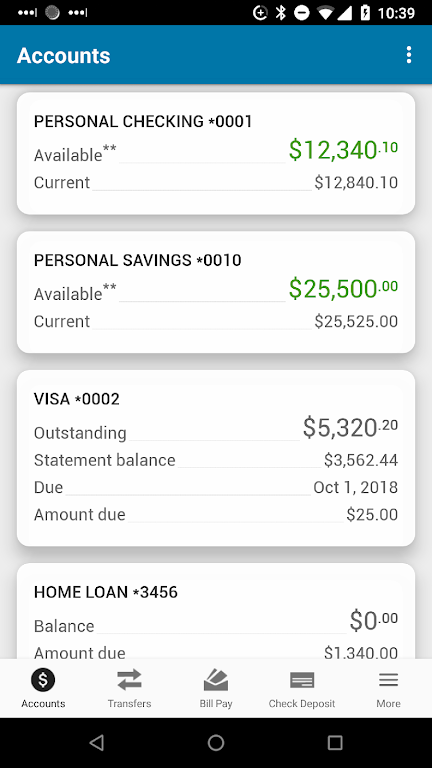 EECU Mobile Banking screenshot 1