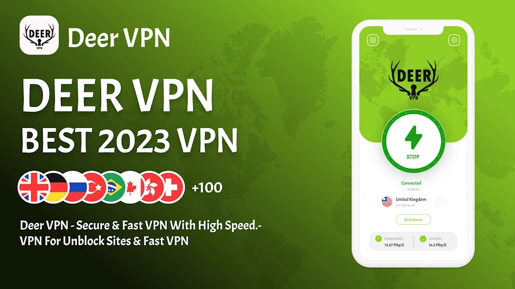 Deer vpn -vpn screenshot 1