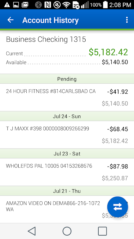 HEBFCU Mobile Banking screenshot 2