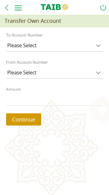 TAIB Mobile Banking screenshot 2