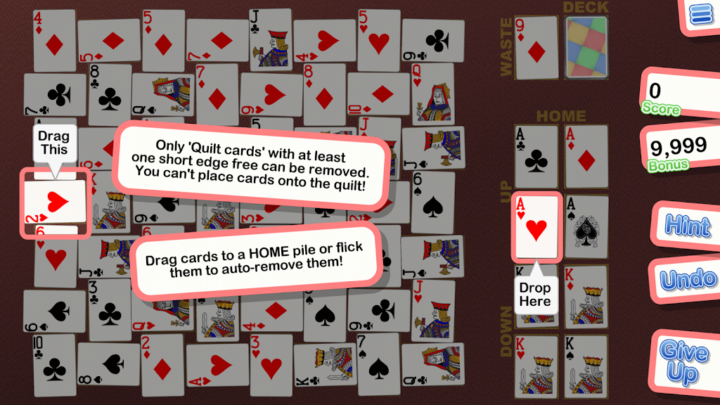 Crystal Crazy Quilt Solitaire screenshot 3