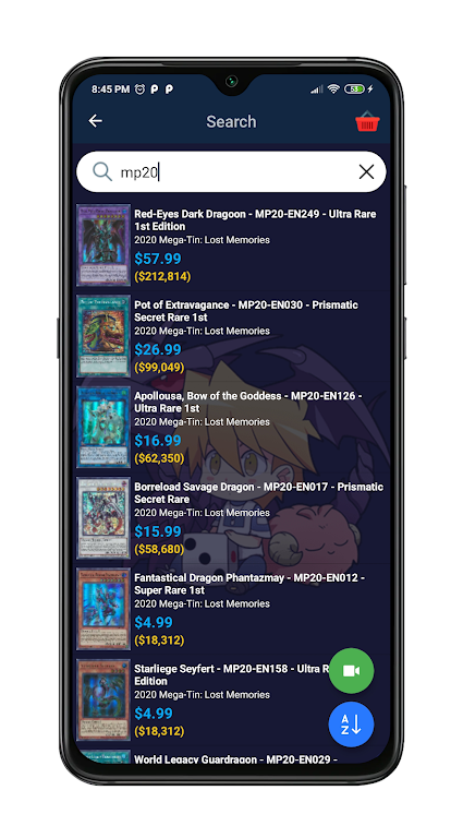 Yugiprices screenshot 3