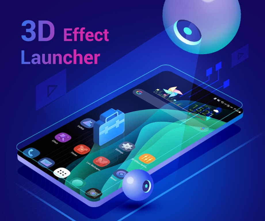 3D Effect Launcher, Cool Live Mod screenshot 1