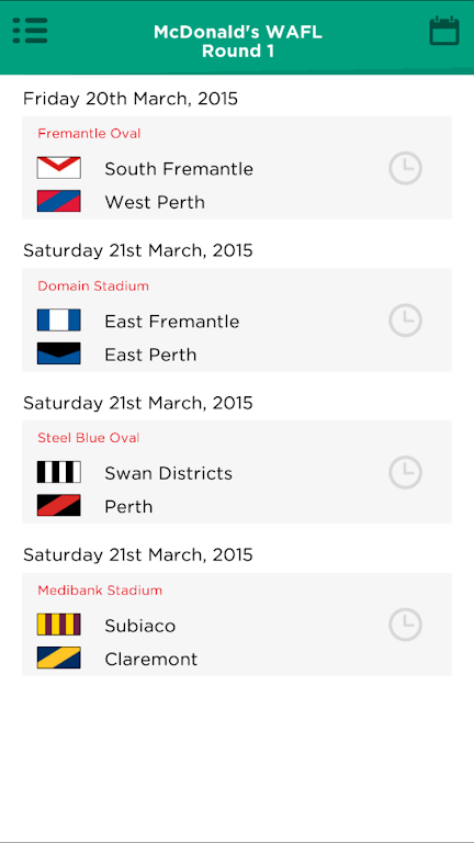 The Official WAFL app screenshot 3